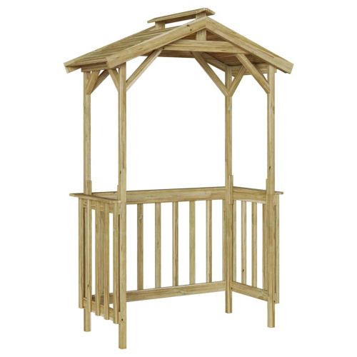 Навес за барбекю Импрегнирано борово дърво