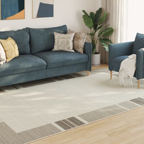 Килим за открито и закрито къс косъм шарен 190x300 см