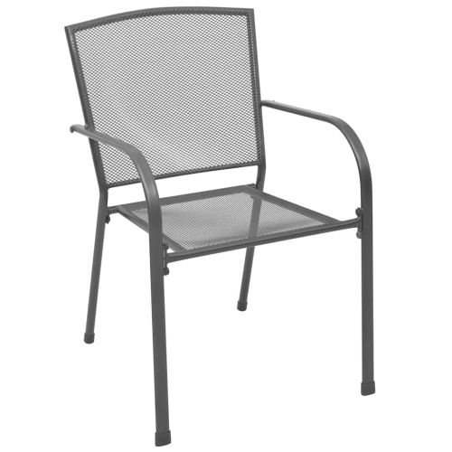 Комплект за хранене в градината 3 pcs Антрацит