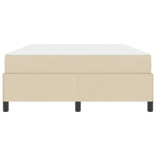 Легло с пружинирана основа Крем 140 x 200 cm текстил