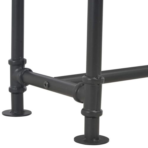 Конзолна маса с 2 чекмеджета, 120x30x75 см, чам масив