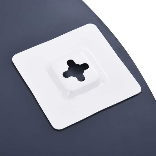 Стенно огледало с 5 рафта, сребристо, 50x60 см