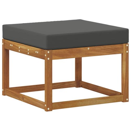 Комплект дивани за открито 6 pcs Натурален и Антрацит