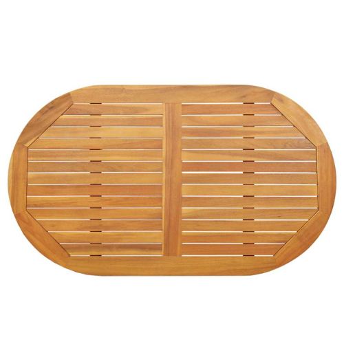 Топ за маса Натурален маслен 120 x 70 x 2 см