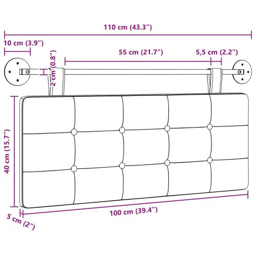 Висяща табла Монтиране на стена текстил