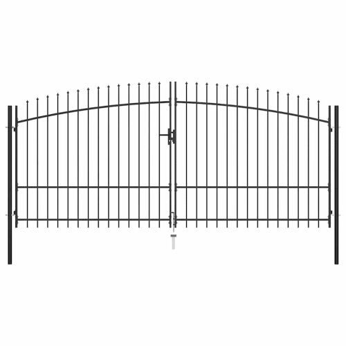 Двойна оградна порта Woerden с капак тип копие 400x224,5 см