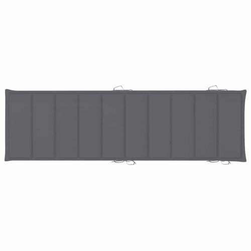 Люлеещ се шезлонг с шалте, тиково дърво масив