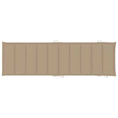 Люлеещ се шезлонг с шалте, тиково дърво масив