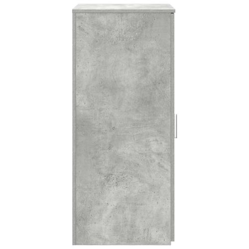 Шкаф за съхранение бетонно сив 50x45x103,5 см инженерно дърво