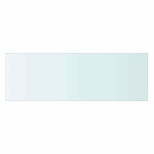 Плоча за рафт, прозрачно стъкло, 60 x 20 см