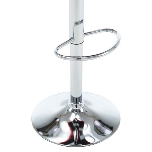 Бар табуретки, 2 бр, червени, изкуствена кожа