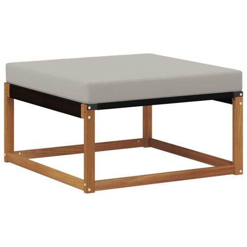 Комплект дивани за открито 8 pcs Естествено и светло сиво