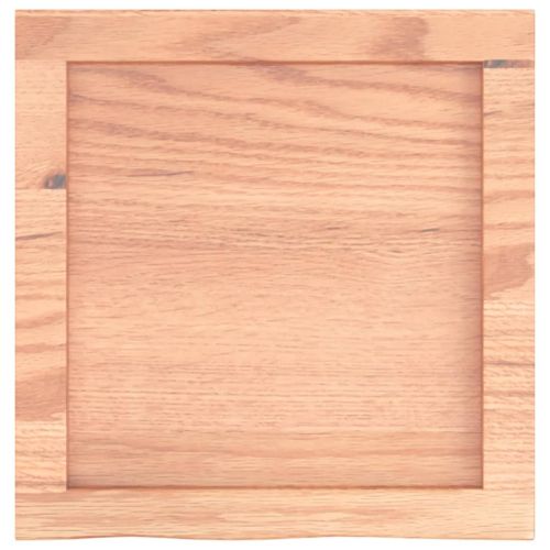 Плот за баня светлокафяв 40x40x(2-4) см обработено дърво масив