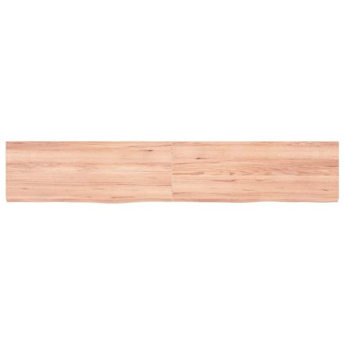 Плот за баня светлокафяв 160x30x(2-4) см обработено дърво масив
