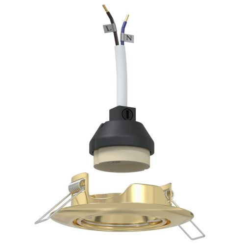 Прожектор 6 pcs Златист 9 x 9 x 2.5 см Метал