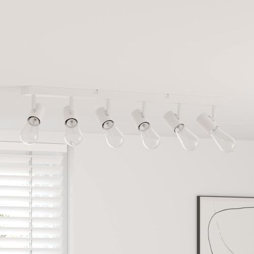 Таванен спот с прожектори Бяло 73 x 6,5 x 11,5 см Метал