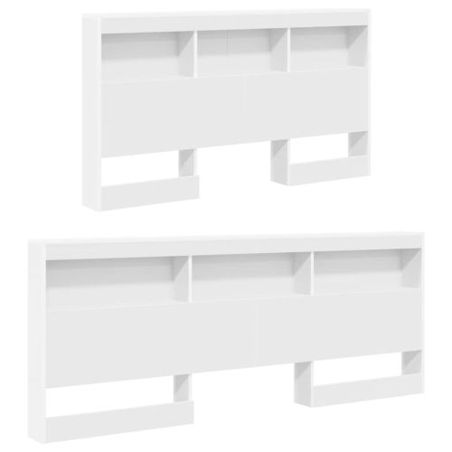 Табла за съхранение Бяло Инженерна дървесина