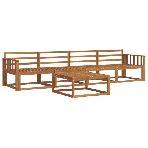 Комплект дивани за открито 5 pcs Естествен