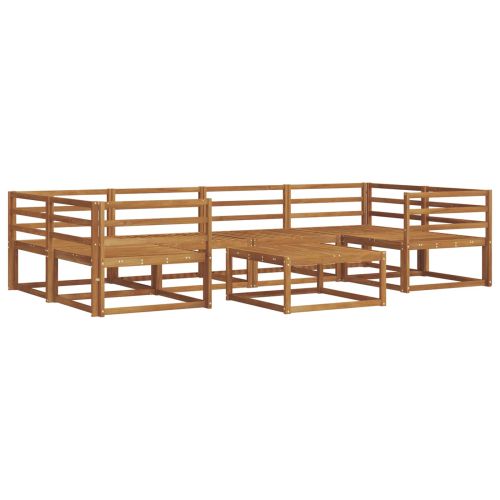Комплект дивани за открито 7 pcs Естествен