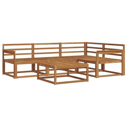 Комплект дивани за открито 5 pcs Естествен