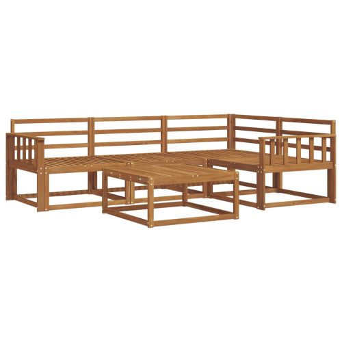 Комплект дивани за открито 5 pcs Естествен