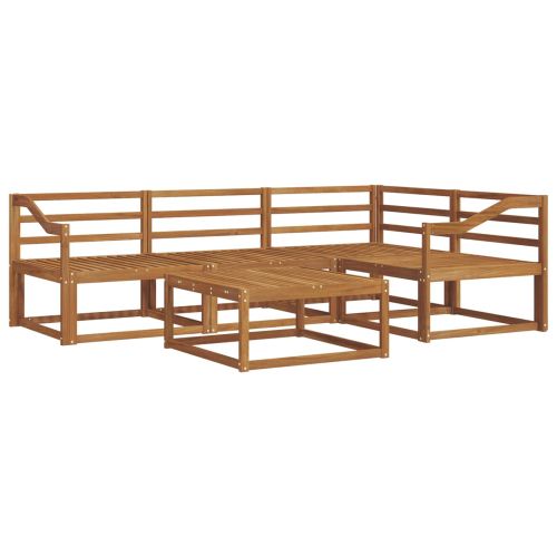 Комплект дивани за открито 5 pcs Естествен