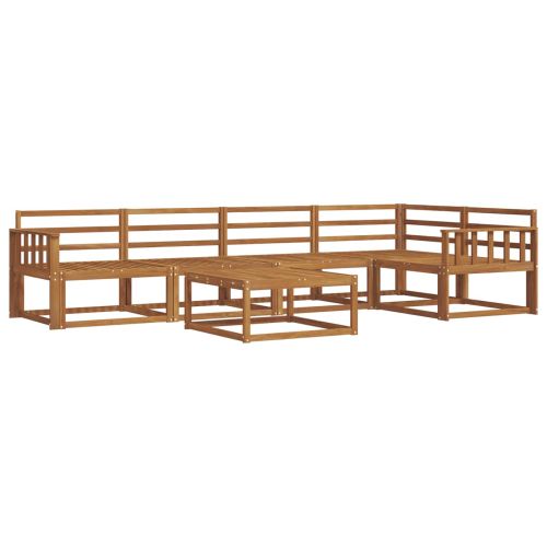 Комплект дивани за открито 6 pcs Натурално