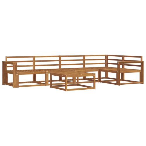 Комплект дивани за открито 6 pcs Натурално