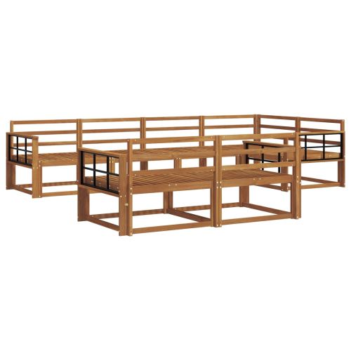 Комплект дивани за открито 7 pcs Натурално