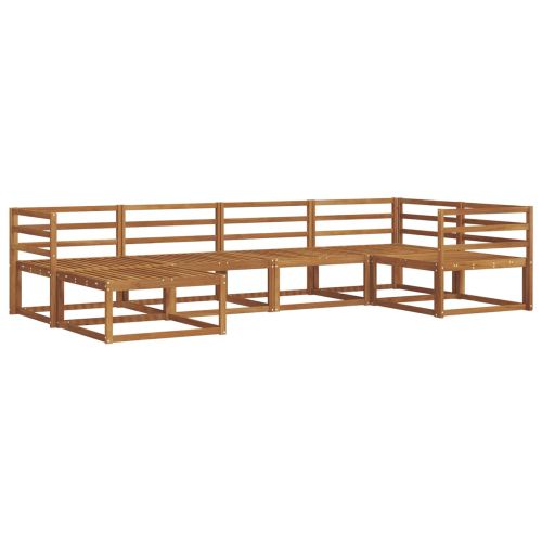 Комплект дивани за открито 6 pcs Натурално