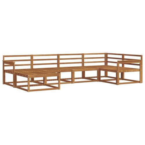 Комплект дивани за открито 6 pcs Натурално