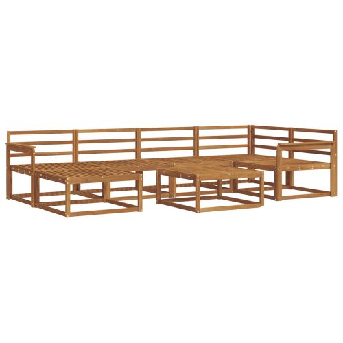 Комплект дивани за открито 7 pcs Естествен