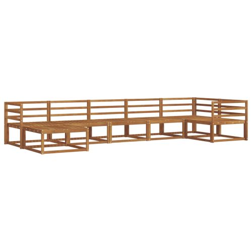 Комплект дивани за открито 7 pcs Естествен