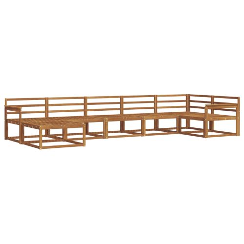 Комплект дивани за открито 7 pcs Естествен