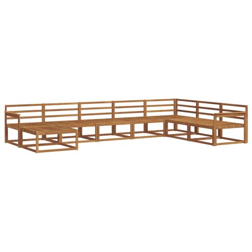 Комплект дивани за открито 8 pcs Естествен