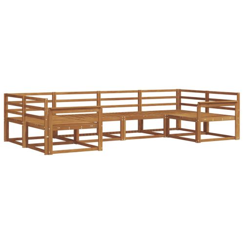 Комплект дивани за открито 6 pcs Естествен