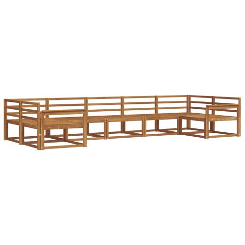 Комплект дивани за открито 7 pcs Естествен