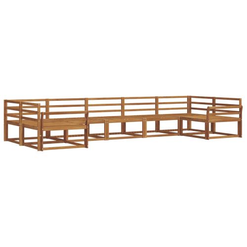 Комплект дивани за открито 7 pcs Естествен