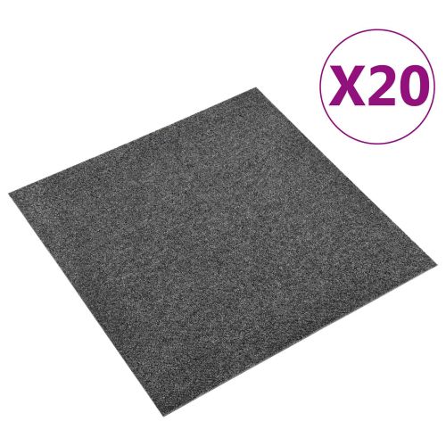 Килим 20 pcs Антрацит 50 x 50 cm 100% Полипропилен