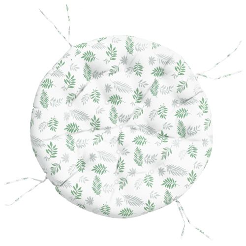 Кръгла възглавница на листа Ø 100 x11 см Оксфорд плат