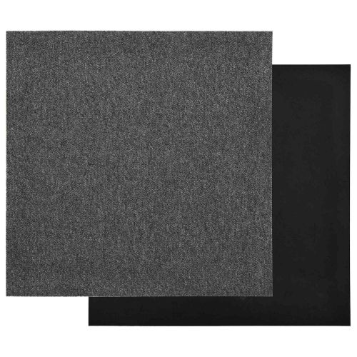 Килим 20 бр. Антрацит 50 x 50 cm 100% Полипропилен