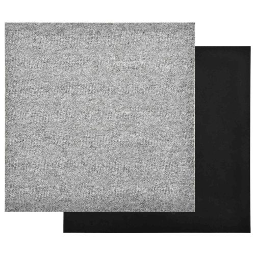 Килим 20 бр. Светлосиво 50 x 50 cm 100% Полипропилен