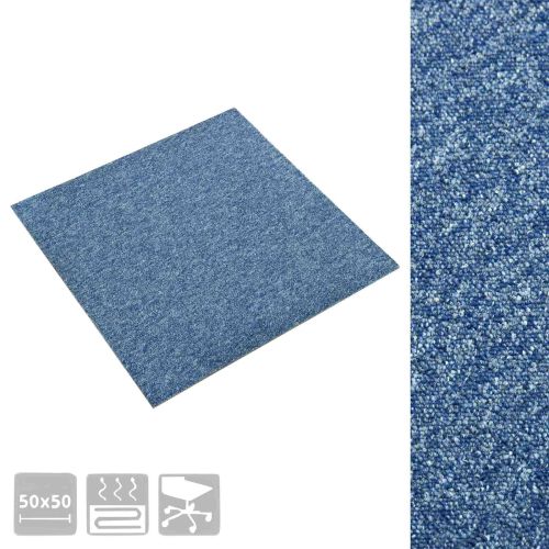 Килим 20 бр. Синьо 50 x 50 cm 100% Полипропилен