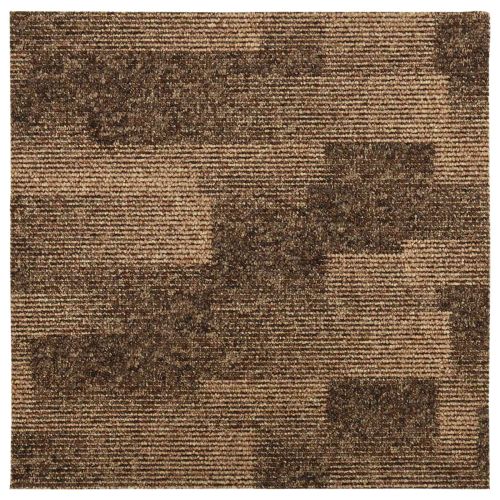 Подов килим 20 бр. Кафяво 50 x 50 cm ПП