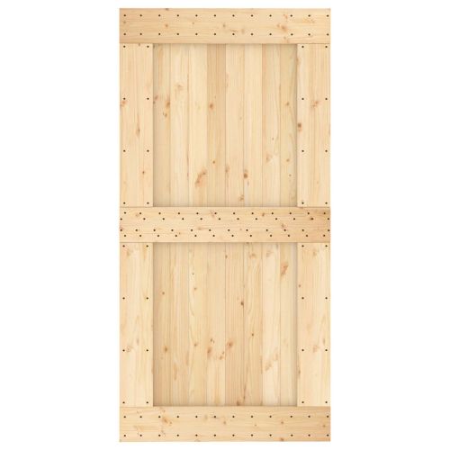 Врата NARVIK Естествен 100 x 210 cm Солидна борова дървесина