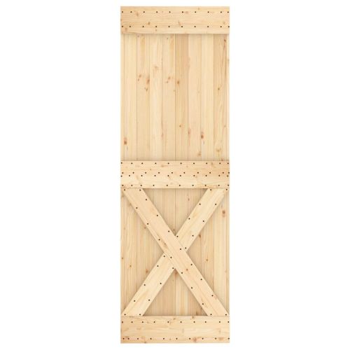 Врата NARVIK Естествен 70 x 210 cm Солидна борова дървесина