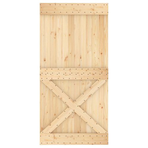Врата NARVIK Естествен 100 x 210 cm Солидна борова дървесина