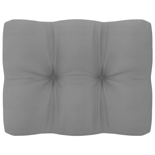 Градински лаундж комплект, 5 части, с възглавници, бор масив