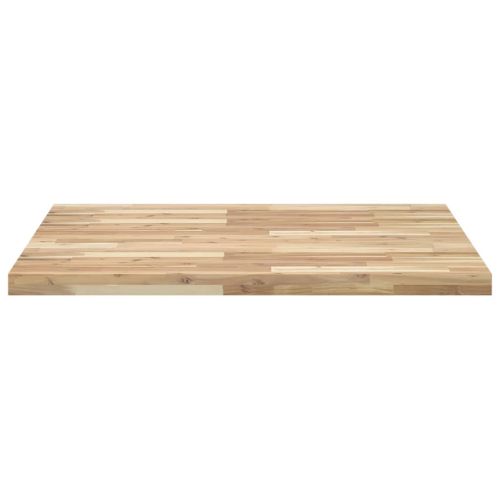 Плот за маса квадратен 90x90x4 см масивна акация