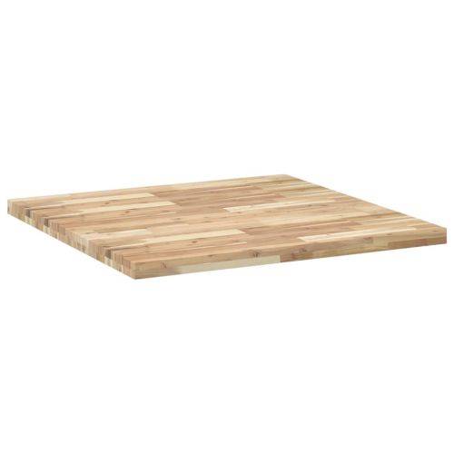 Плот за маса квадратен 90x90x4 см масивна акация